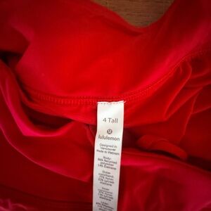 lululemon athletica Red Athletic Shorts